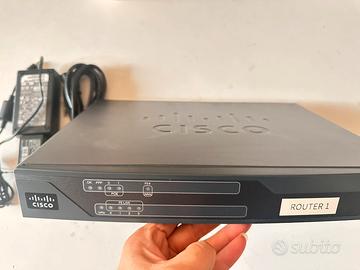Cisco C881-k9 router a quattro porte fast ethernet