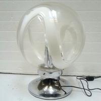 Grande lampada da tavolo mazzega murano anni 70