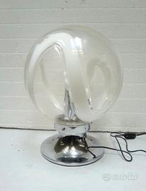 Grande lampada da tavolo mazzega murano anni 70
