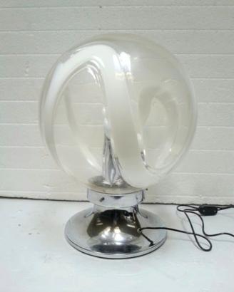 Grande lampada da tavolo mazzega murano anni 70