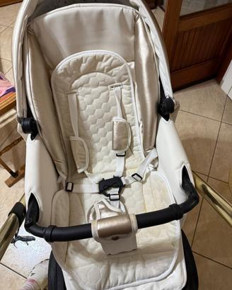 Trio LITTLE PRINESS BIANCO E ORO DAMASCATO