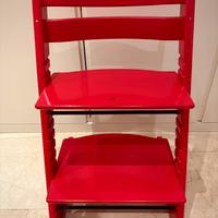 Sedia Stokke Tripp Trapp Rossa