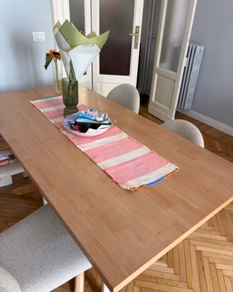 Tavolo da pranzo rettangolare 180x90 cm in legno A