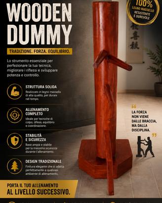 Omino di legno (wooden dummy)