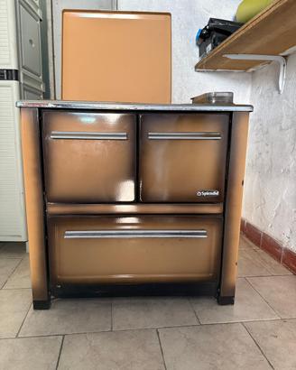 Stufa a legna con forno