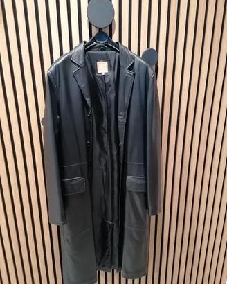 Cappotto Pelle Vintage Conbipel Nero