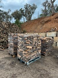 Legna in pedane di quercia