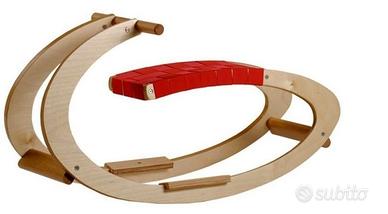 Dondolo in Legno Naturale per Bambini Olga  Sirch