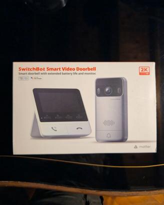 SwitchBot Videocitofono Smart WiFi 2K con Schermo