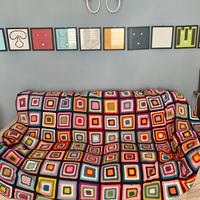 Coperta granny square
