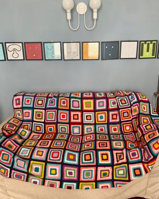 Coperta granny square