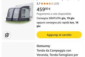 Tenda da camper/roulotte