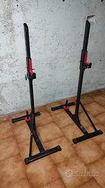 Rack domyos 100 Supporti per bilancieri regolabili