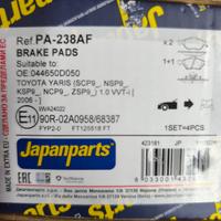 Pastiglie freni Toyota Yaris 06- PA-238AF