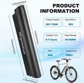🚲Batteria bicicletta elettrica pedalata 