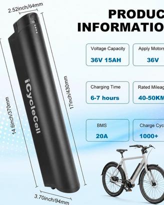 🚲Batteria bicicletta elettrica pedalata 