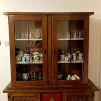 Credenza vetrina + madia lunga coordinate – legno 