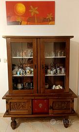 Credenza vetrina + madia lunga coordinate – legno 