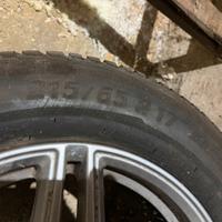 Cerchi audi 17 con gomme 90%