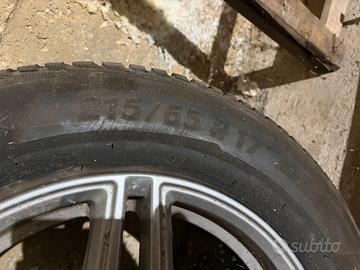 Cerchi audi 17 con gomme 90%