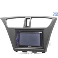 CORNICE NERA RADIO 2-DIN PER HONDA CIVIC HATCHBACK