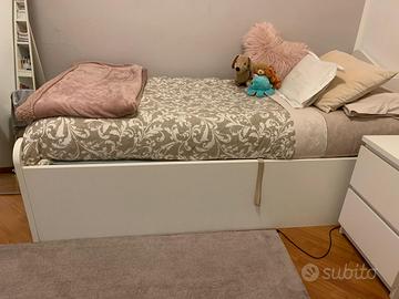 LETTO SINGOLO CON VANO CONTENITORE