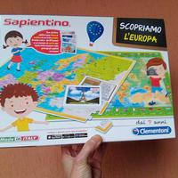 Gioco Clementoni Europa Sapientino puzzle