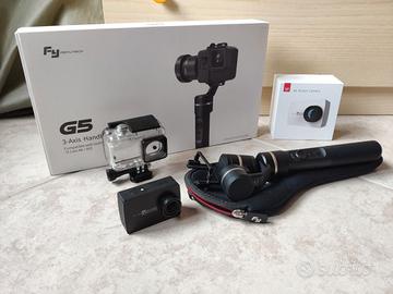 Action Camera Xiaomi YI 4K + Gimbal Feiyu G5