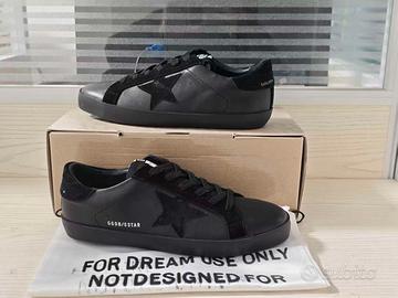 Golden Goose Superstar Nero 43 Nuove Originali