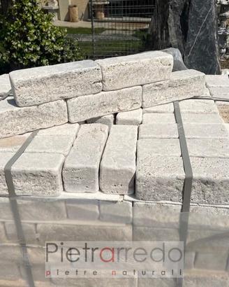 Bordure per aiuole in pietra naturale Travertino