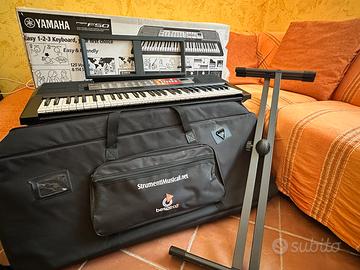 Tastiera Yamaha PSR-F50 e accessori