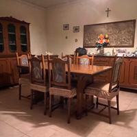 Sala da panzo completa di angolare e cassapanca