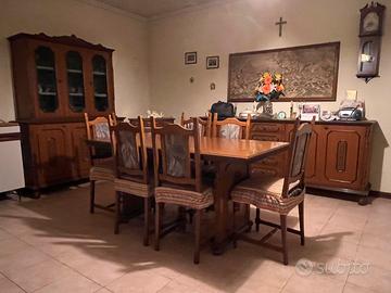 Sala da panzo completa di angolare e cassapanca