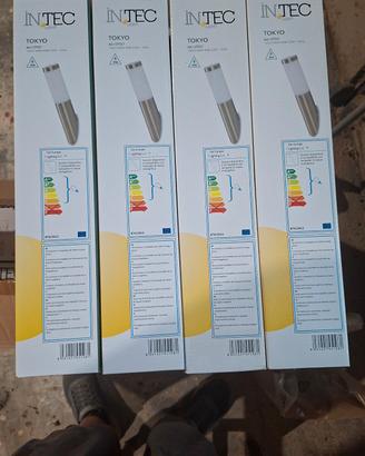 Applique Esterno INTEC Tokyo INOX IP44 Lampada 