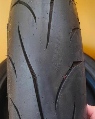 Coppia PNEUMATICI per moto "Mitas SPORTFORCE+"