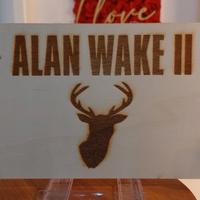Targa legno Alan Wake 2 (20x10cm)