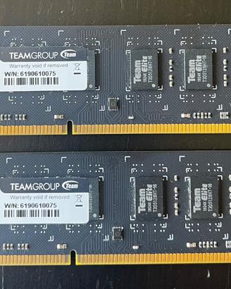16gb ram ddr3 della teamgroup usata