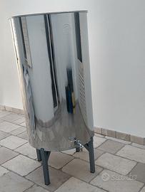 bidone acciaio 500L