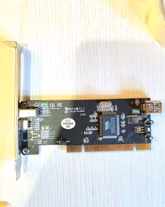 Scheda Acquisizione Video PCI FireWire Via VT6307