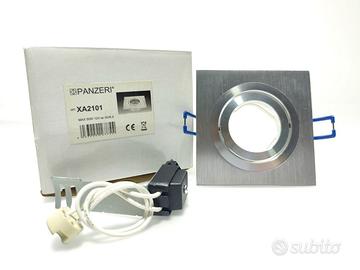 Faretto da incasso quadrato  PANZERI MOD XA2101