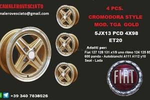 Cromodora TGA ORO 5X13 et20 4x98 Autobianchi FIAT