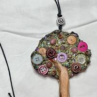 Collana Silvia Logi con ciondolo artigianale