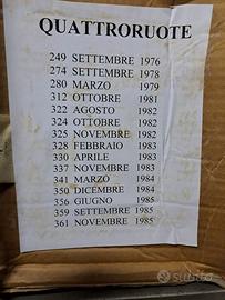 Rivista QUATTRORUOTE  numeri singoli