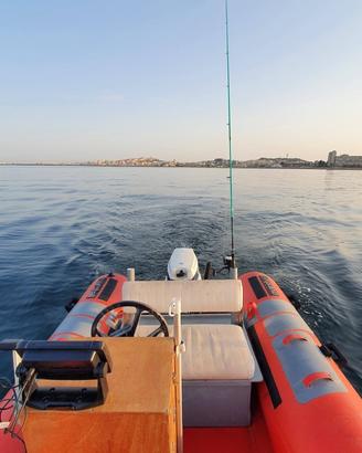 Gommone Marshall M60 Carrello 2 Motori Tender