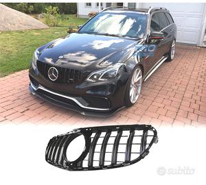 GRIGLIA MERCEDES CLASSE E W212 13-16 LOOK GT NERO 