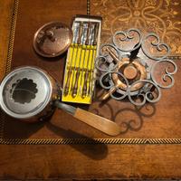 Pentola/fornello per la FONDUTA set completo