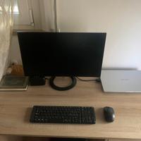 MONITOR ASUS+SET TASTIERA E MOUSE LOGITECH WIRELES