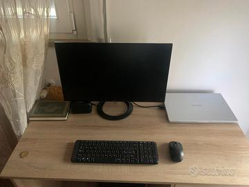 MONITOR ASUS+SET TASTIERA E MOUSE LOGITECH WIRELES