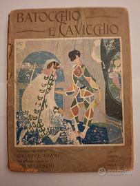 Batocchio e Cavicchio antico libro anni '20