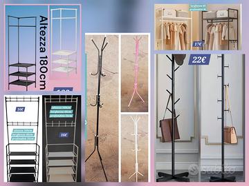 appendiabiti scarpiera scaffale guardaroba stand 